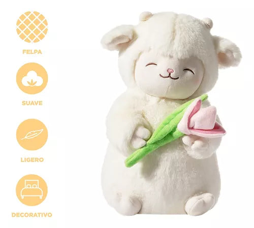 PELUCHE CORDERITO TULIPÁN | ENVÍO GRATIS 🐑🌷